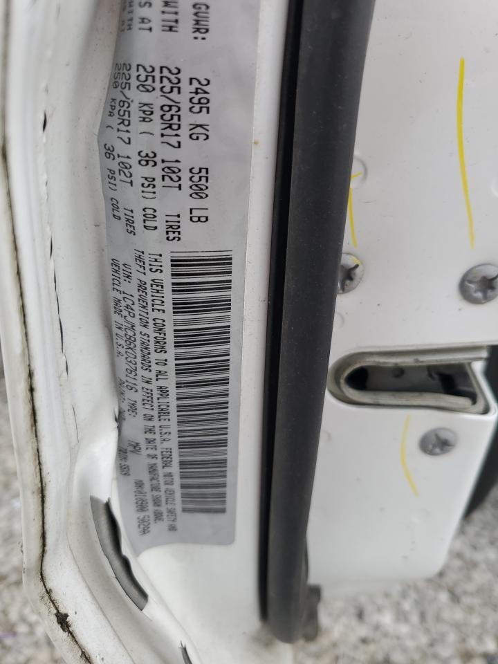 2019 Jeep Cherokee Latitude VIN: 1C4PJMCB6KD376116 Lot: 66916395