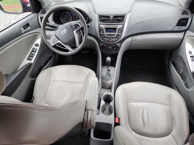  HYUNDAI ACCENT 2017 Red