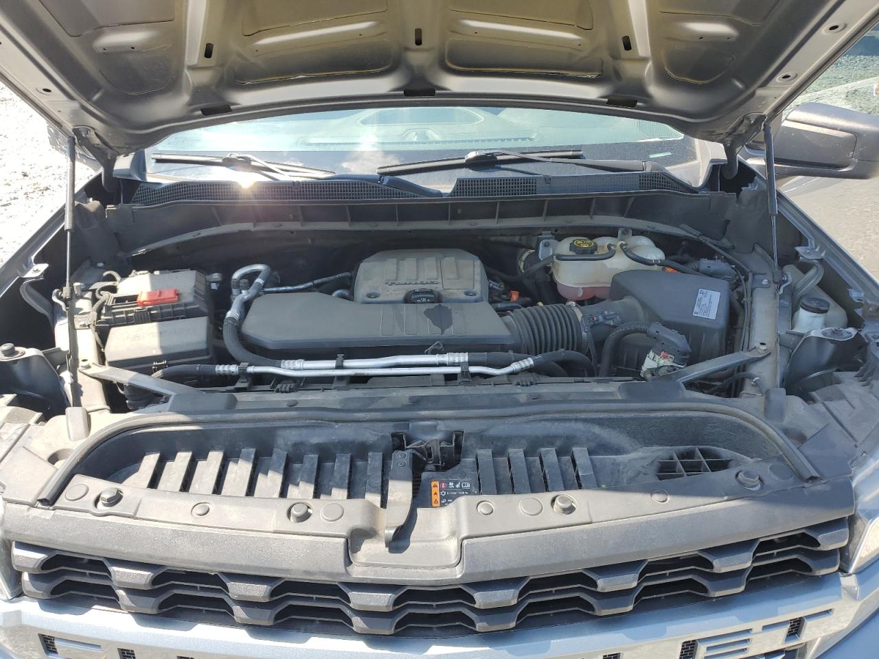 2021 Chevrolet Silverado K1500 Custom VIN: 3GCPYBEK9MG254563 Lot: 64610115