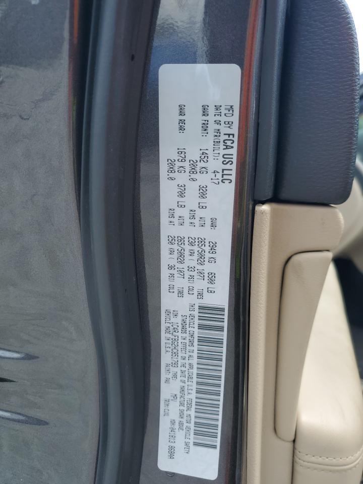 2017 Jeep Grand Cherokee Limited VIN: 1C4RJFBG2HC851793 Lot: 64691535