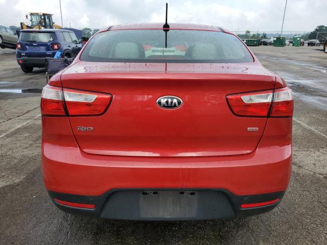  KIA RIO 2014 Czerwony
