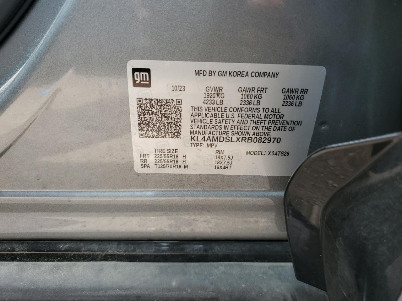 2024 Buick Encore Gx Sport Touring VIN: KL4AMDSLXRB082970 Lot: 64567515