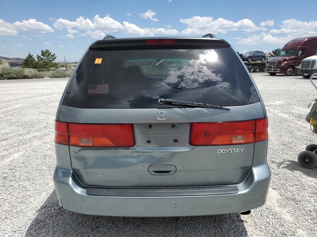 2000 Honda Odyssey Ex VIN: 2HKRL186XYH580787 Lot: 63162975