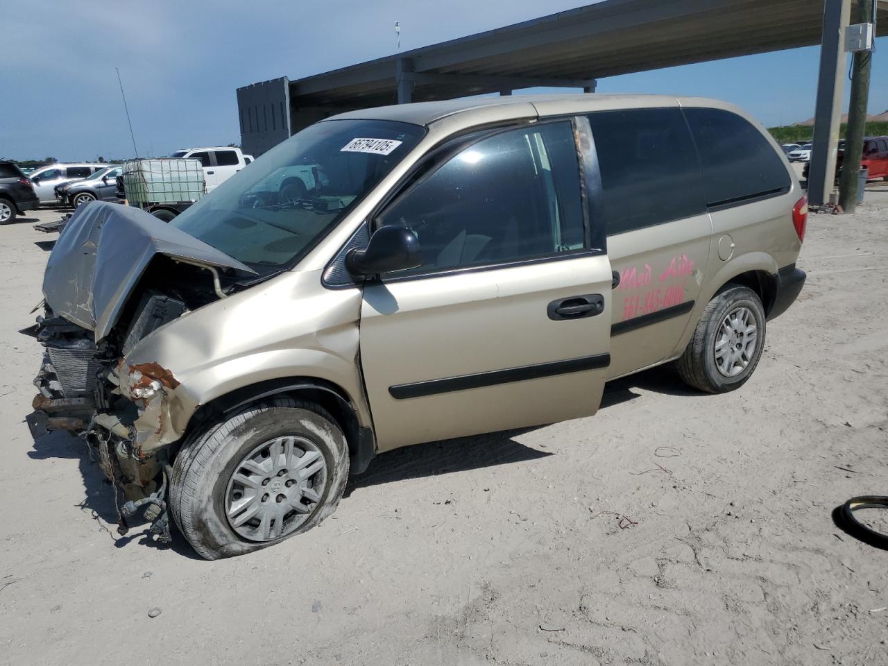 2006 Dodge Caravan Se gold null gas 1D4GP25B16B582111 photo #1