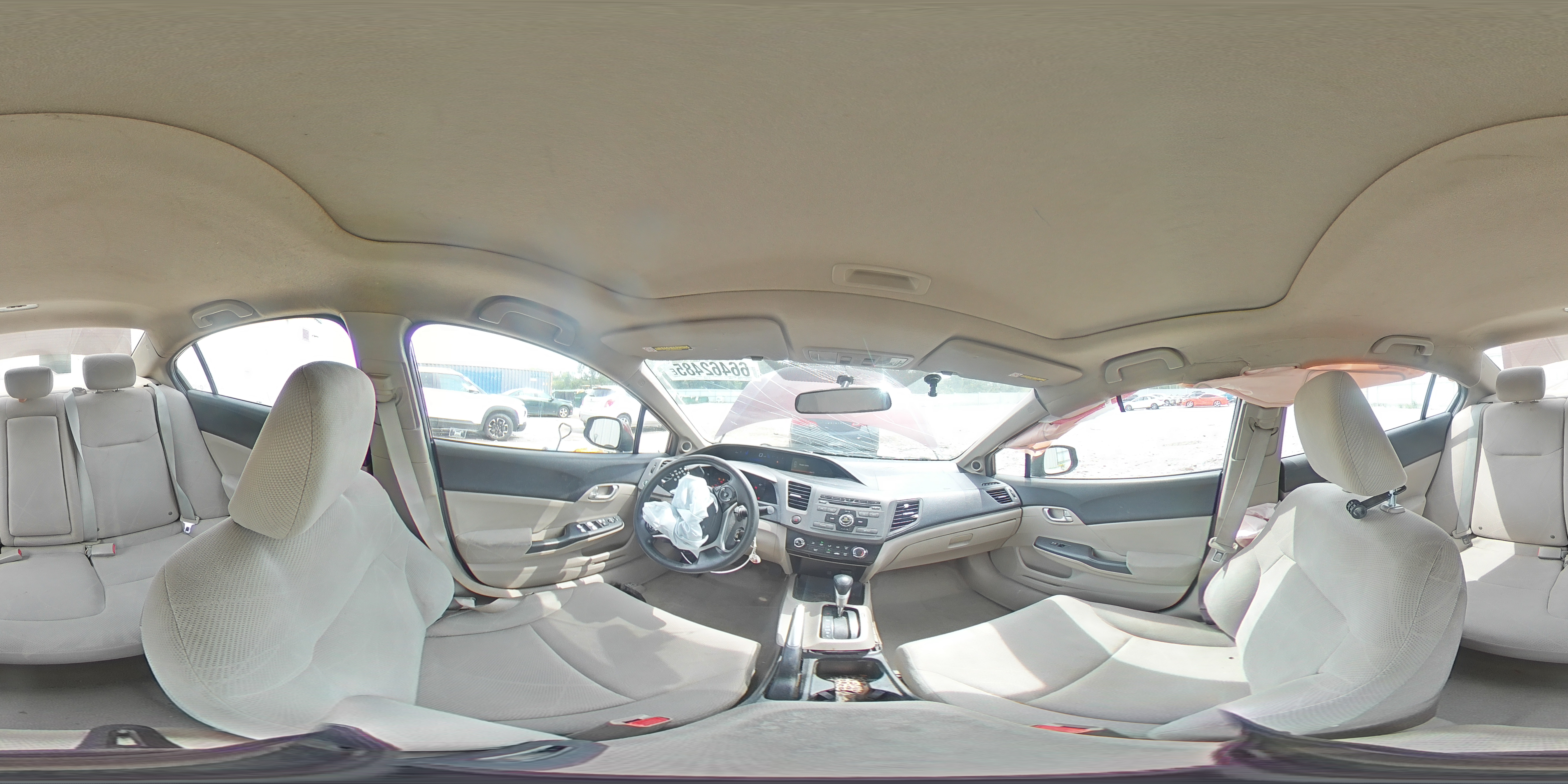 2012 Honda Civic Ex VIN: 19XFB2F8XCE043155 Lot: 66462485