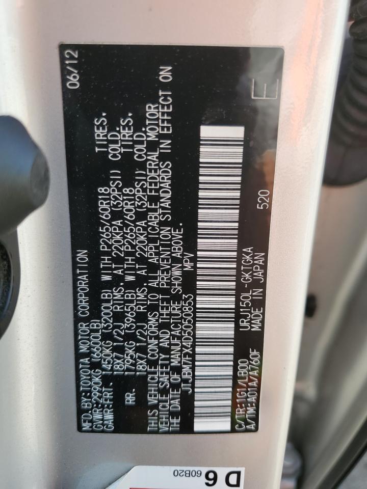 jtjbm7fx4d5050853 JTJBM7FX4D5050853 2013 Lexus Gx 460