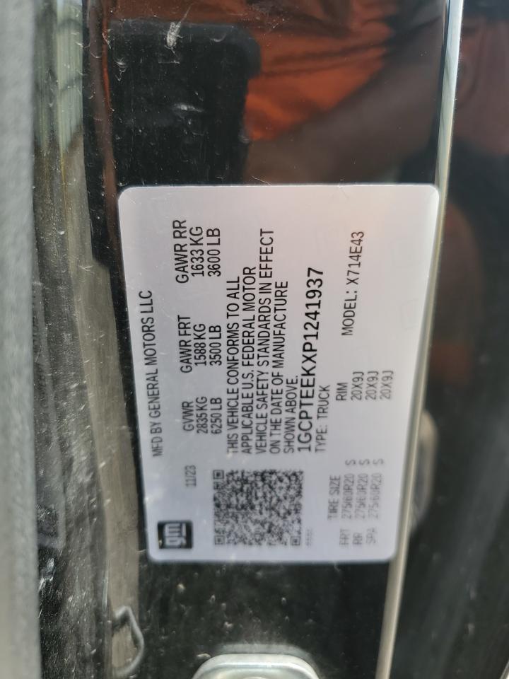 2023 Chevrolet Colorado Trail Boss VIN: 1GCPTEEKXP1241937 Lot: 64436275
