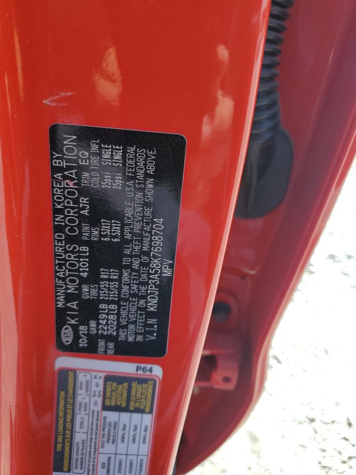 2019 Kia Soul + VIN: KNDJP3A58K7698704 Lot: 65209705