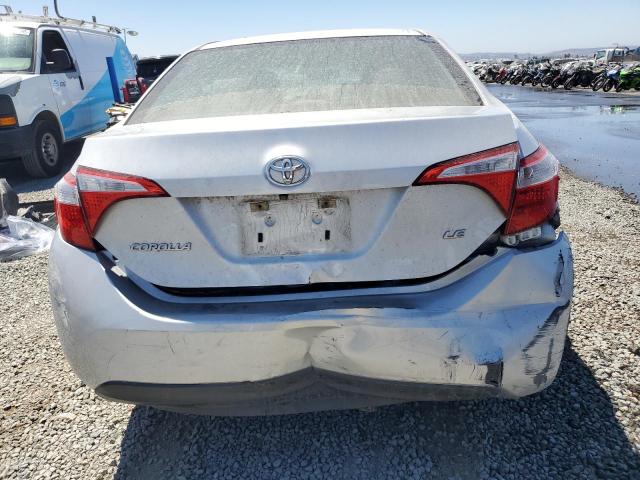 Sedans TOYOTA COROLLA 2016 Srebrny