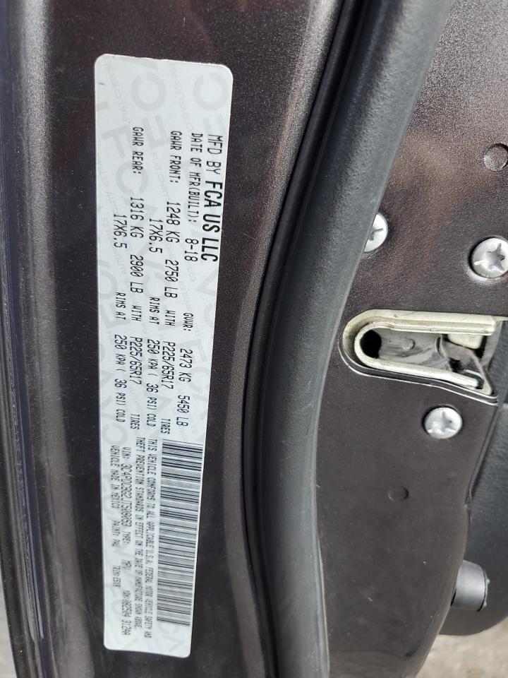 2018 Dodge Journey Sxt VIN: 3C4PDCBG2JT508053 Lot: 65922355