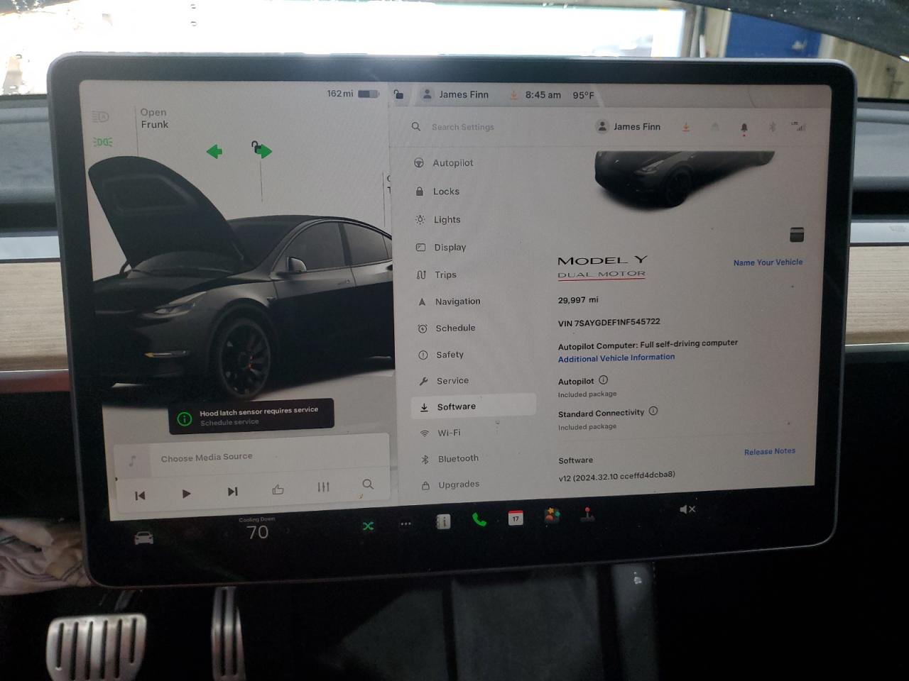 2022 Tesla Model Y VIN: 7SAYGDEF1NF545722 Lot: 65038395
