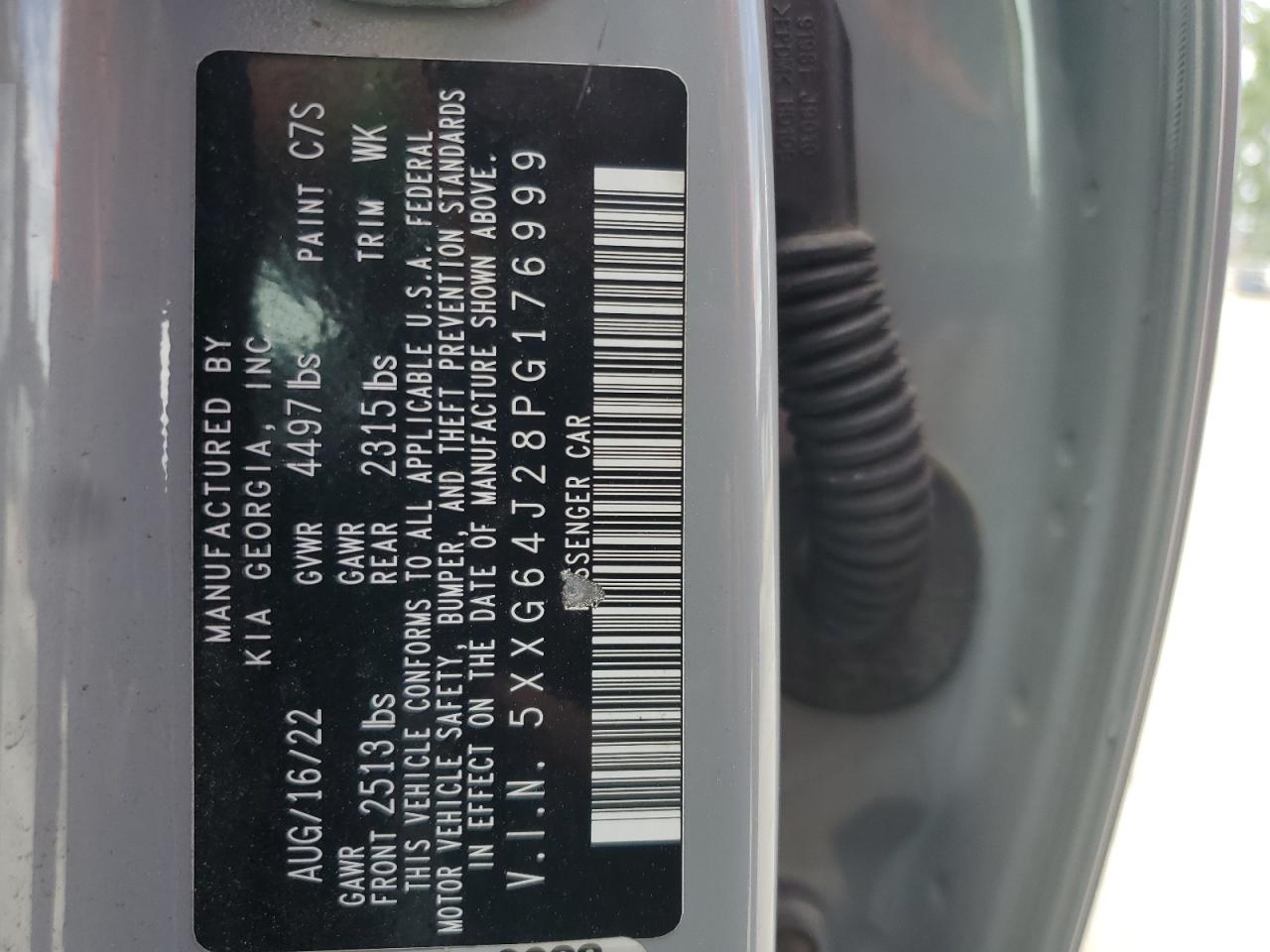 2023 Kia K5 Gt Line VIN: 5XXG64J28PG176999 Lot: 63109765