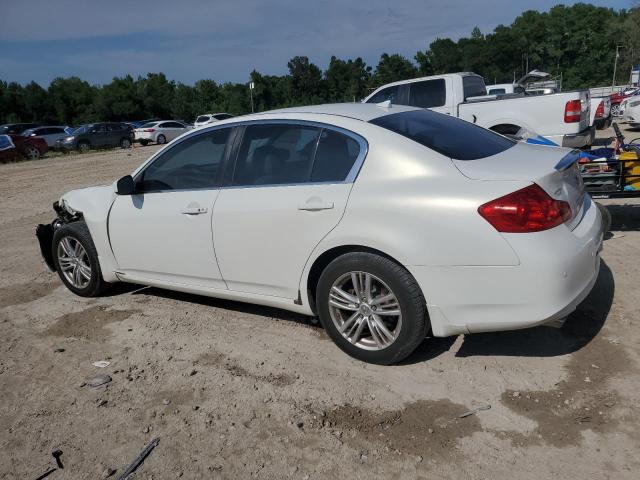  INFINITI G37 2012 White