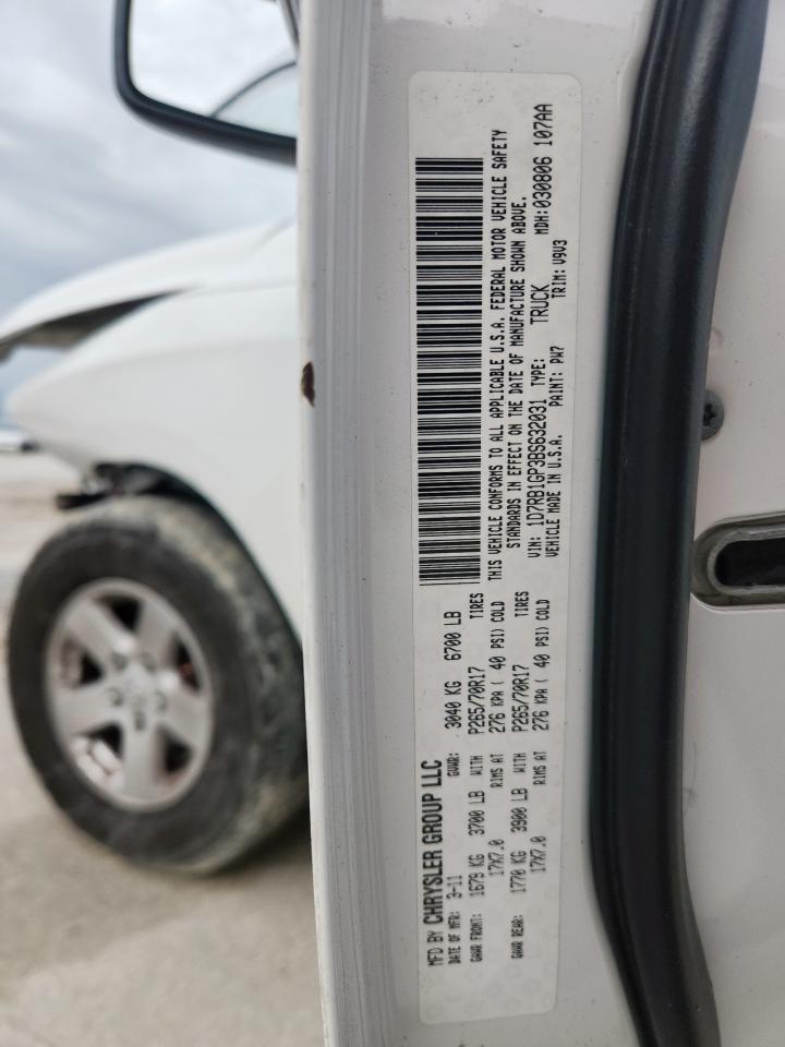 2011 Dodge Ram 1500 VIN: 1D7RB1GP3BS632031 Lot: 63205105