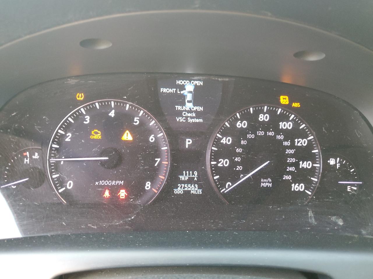 2008 Lexus Ls 460 VIN: JTHBL46F285055730 Lot: 65395535