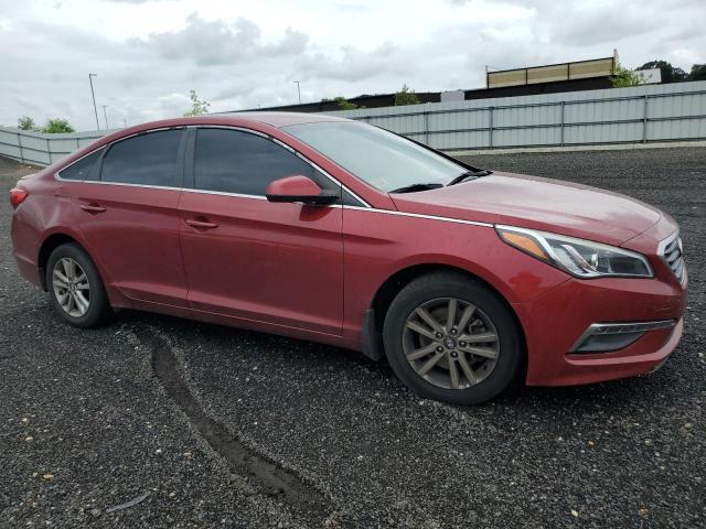  HYUNDAI SONATA 2015 Czerwony