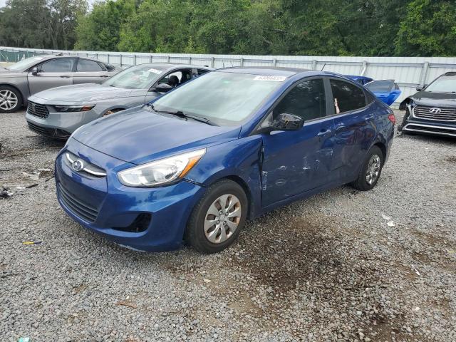  HYUNDAI ACCENT 2017 Blue