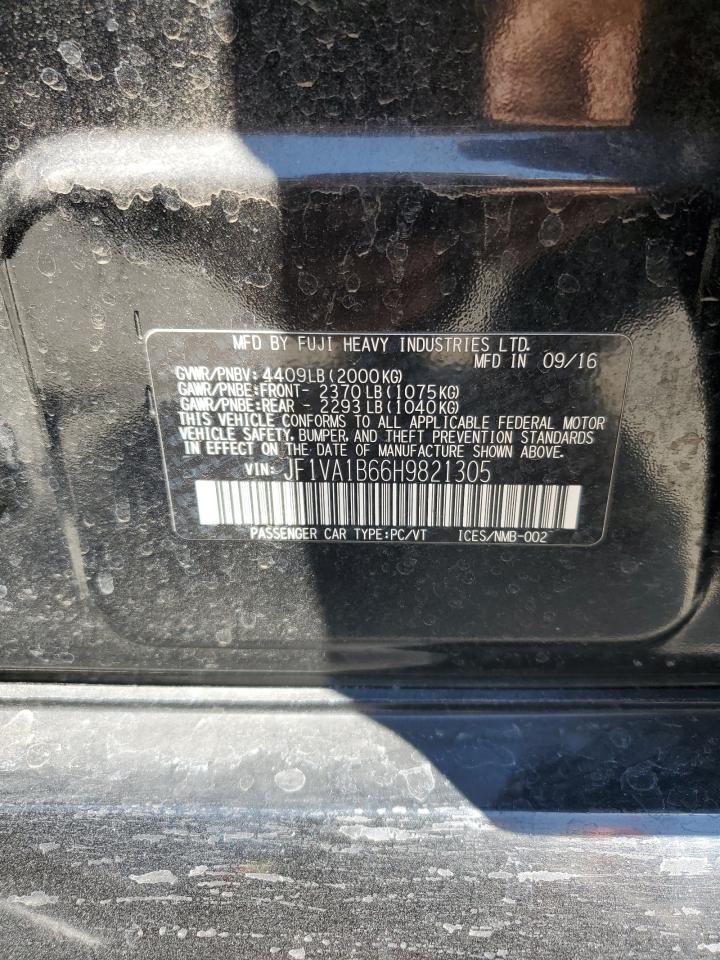 2017 Subaru Wrx VIN: JF1VA1B66H9821305 Lot: 65411145