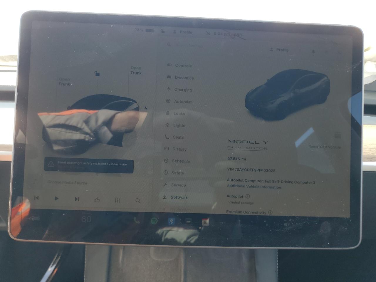 2023 Tesla Model Y VIN: 7SAYGDEF9PF603028 Lot: 65285335