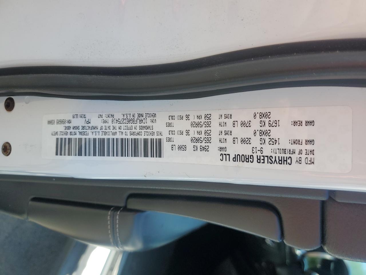 2014 Jeep Grand Cherokee Limited VIN: 1C4RJFBG0EC275410 Lot: 62689055