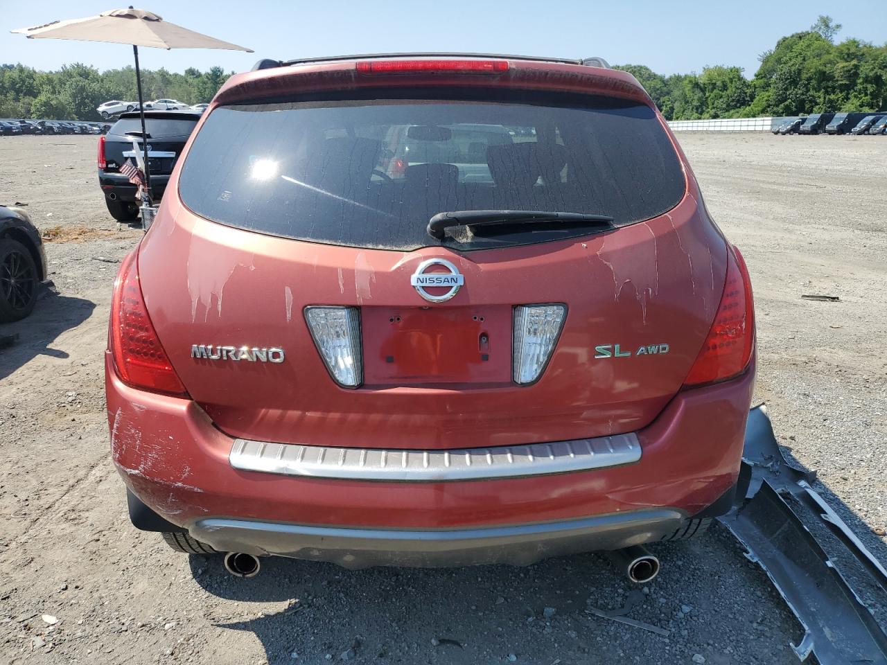 2006 Nissan Murano Sl VIN: JN8AZ08W46W523180 Lot: 64828975