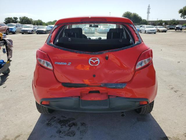 Hatchbacks MAZDA 2 2012 Czerwony