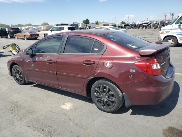 Sedans HONDA CIVIC 2012 Czerwony