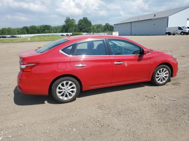  NISSAN SENTRA 2018 Красный