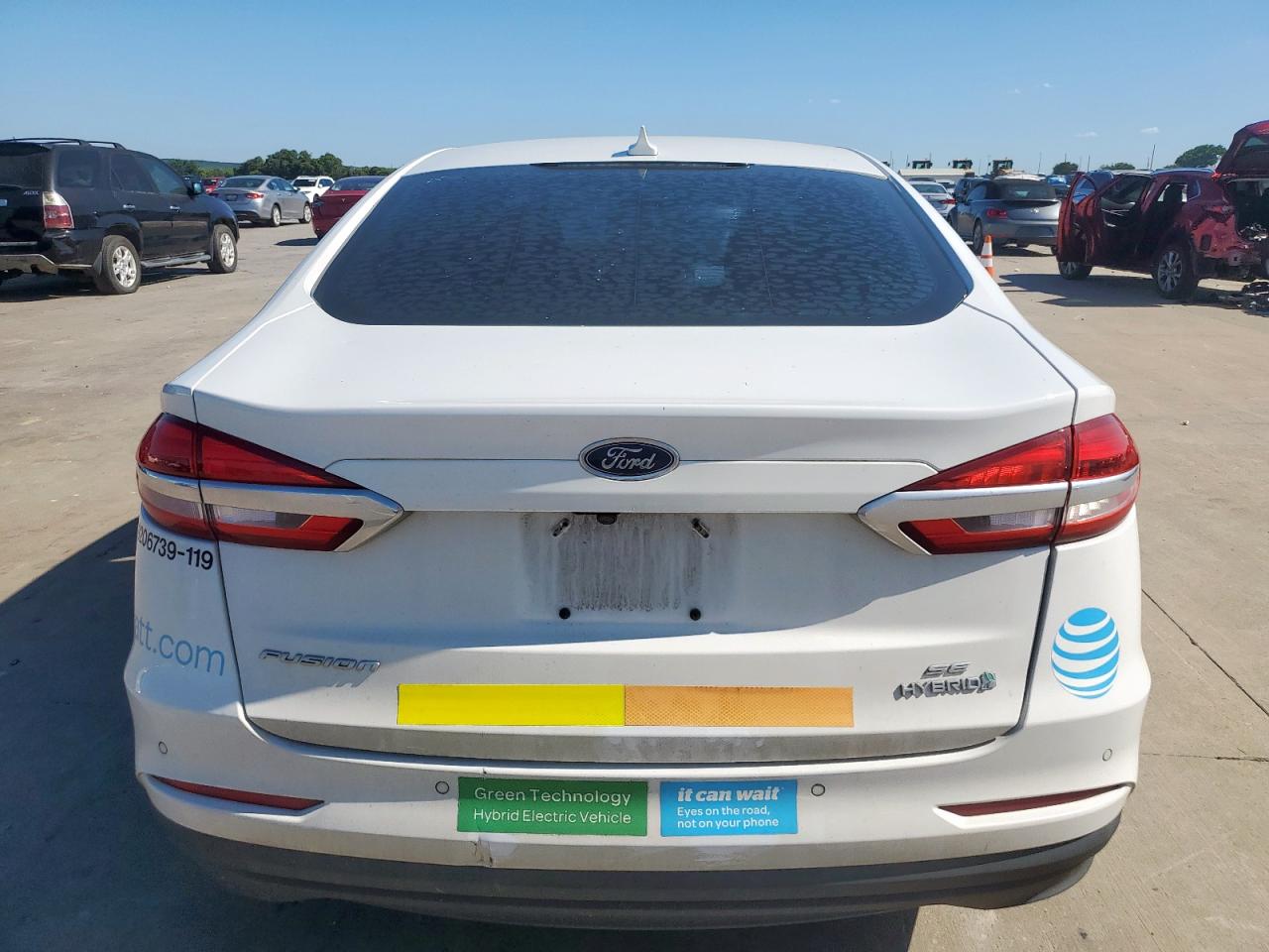 2019 Ford Fusion Se VIN: 3FA6P0LU9KR124894 Lot: 66078145