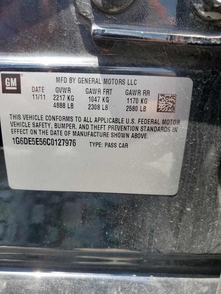 2012 Cadillac Cts Luxury Collection VIN: 1G6DE5E56C0127976 Lot: 63241165