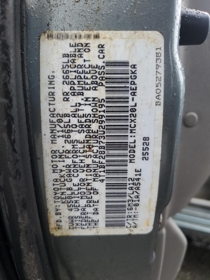 2003 Toyota Avalon Xl VIN: 4T1BF28B73U299195 Lot: 64085115