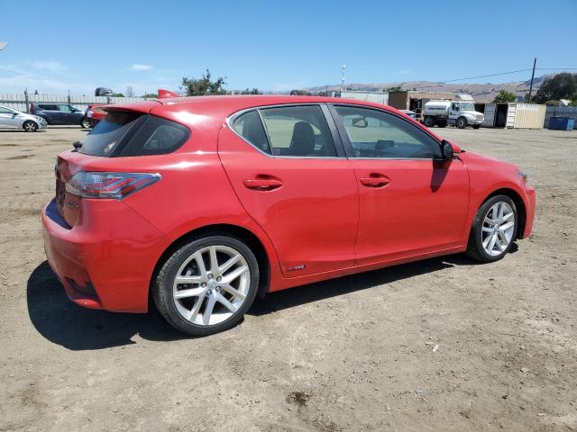 Hatchbacks LEXUS CT 200 2015 Czerwony