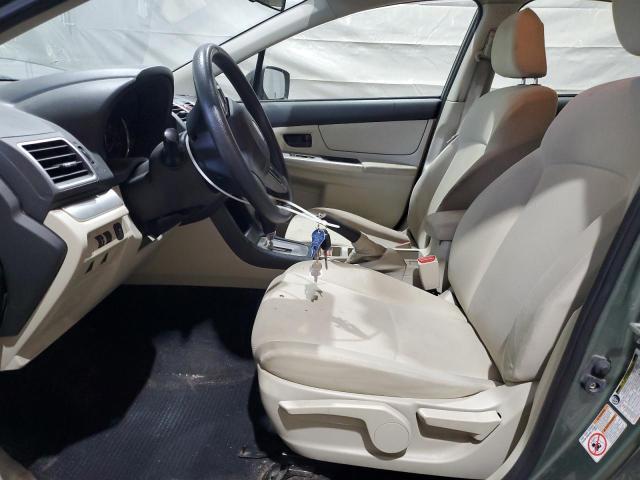 Sedans SUBARU IMPREZA 2016 Green
