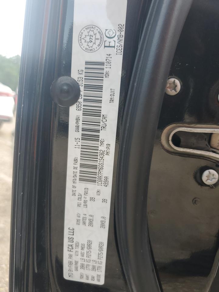 2016 Ram 1500 Longhorn VIN: 1C6RR7PM6GS154362 Lot: 63642395