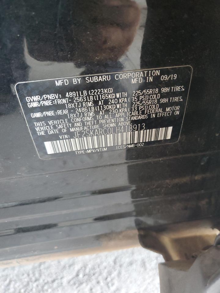 2020 Subaru Forester Sport VIN: JF2SKARC0LH418913 Lot: 62410465