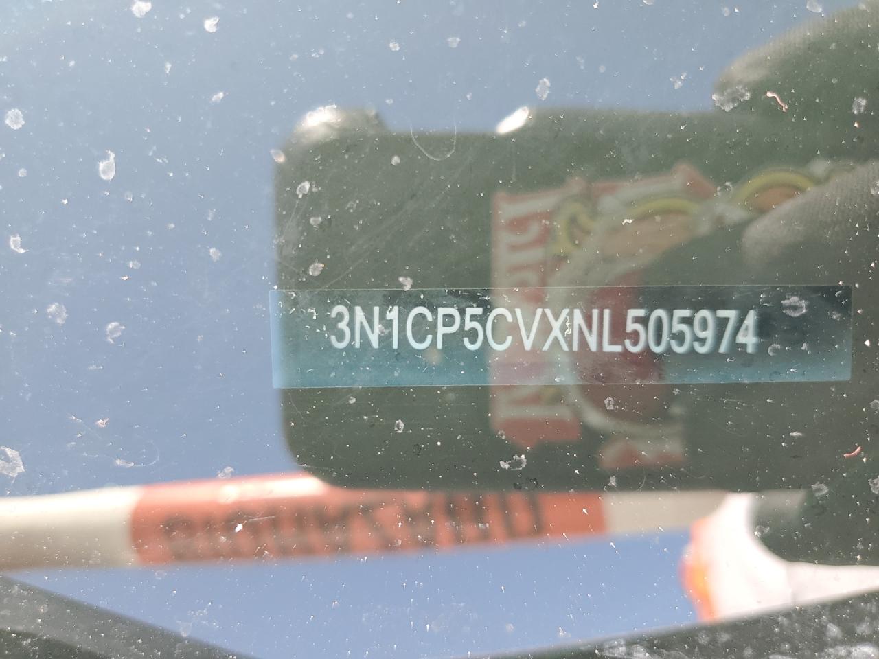 2022 Nissan Kicks Sv VIN: 3N1CP5CVXNL505974 Lot: 66227755