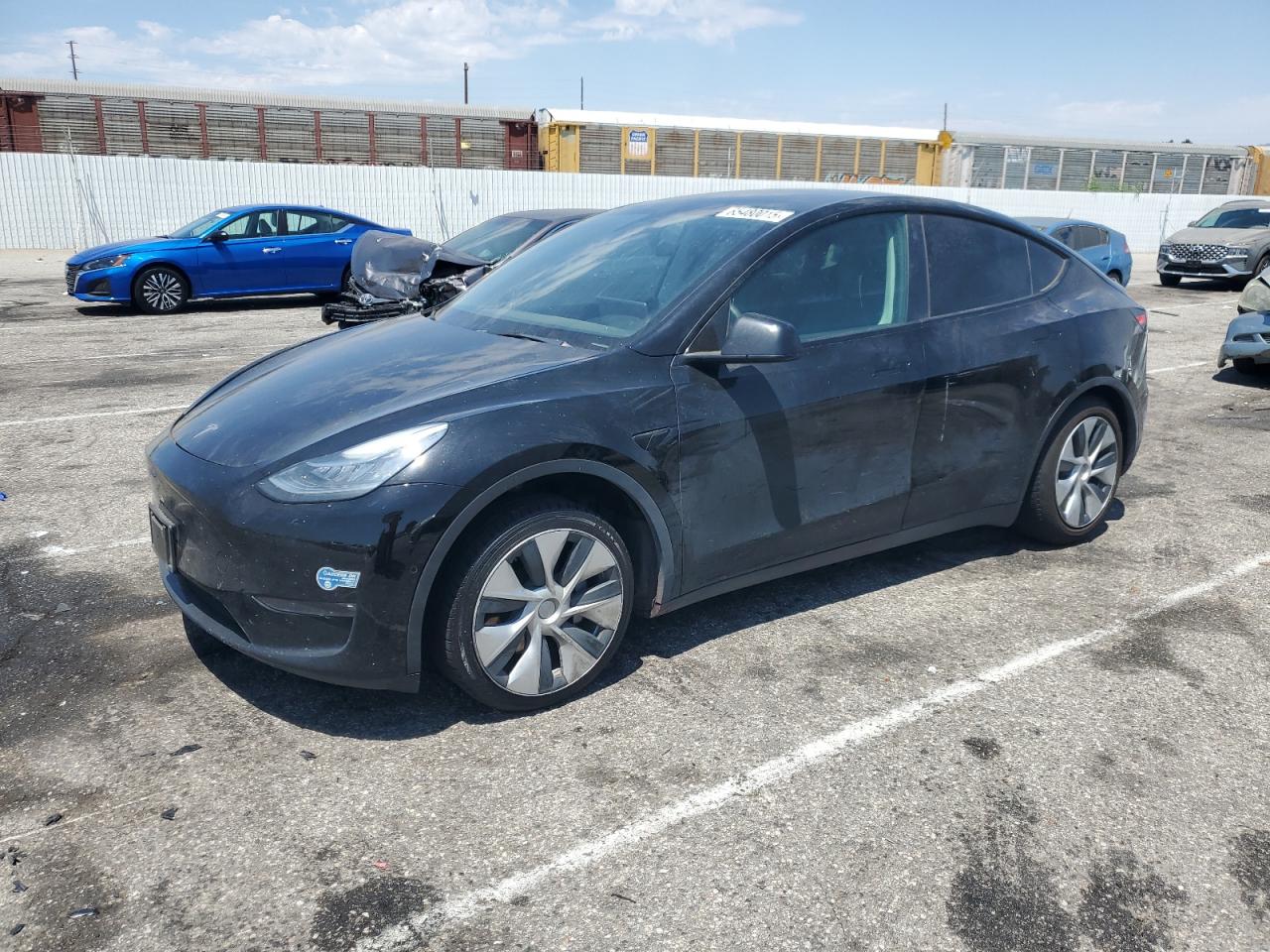 2021 Tesla Model Y black null electric 5YJYGDEE5MF215018 photo #1