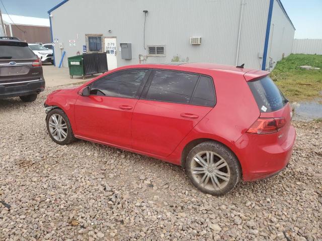 Hatchbacks VOLKSWAGEN GOLF 2015 Czerwony