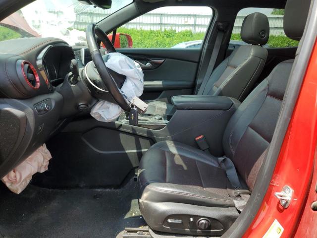  CHEVROLET BLAZER 2019 Red