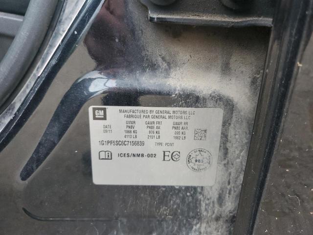 2012 CHEVROLET CRUZE LT  