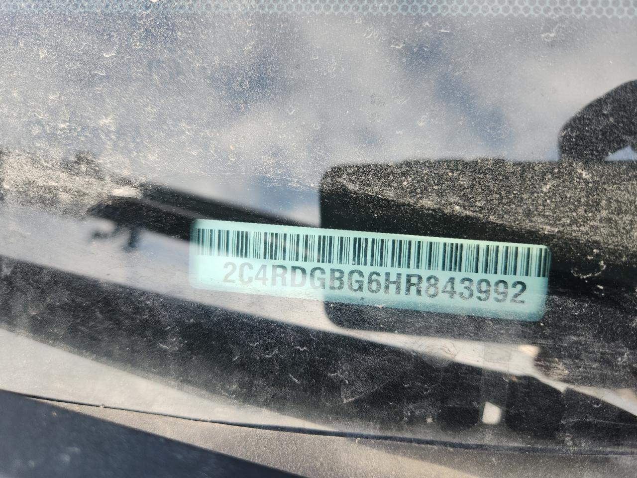 2017 Dodge Grand Caravan Se VIN: 2C4RDGBG6HR843992 Lot: 63595195