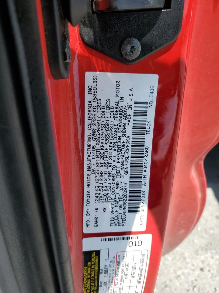 2006 Toyota Tacoma Access Cab VIN: 5TEUU42N06Z200973 Lot: 63928115