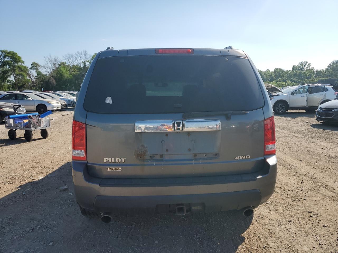 2011 Honda Pilot Exl VIN: 5FNYF18668B000419 Lot: 63331995