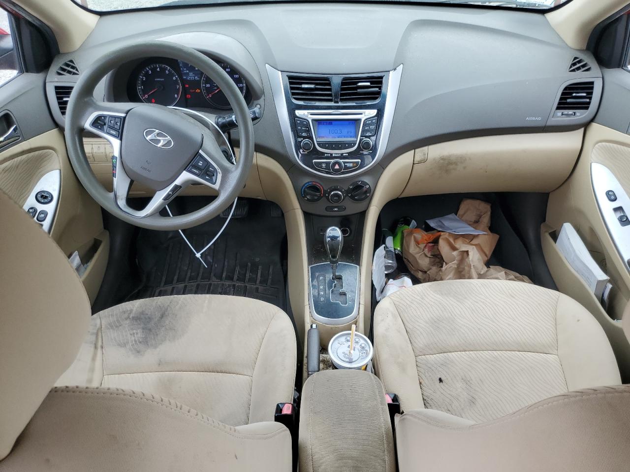 2013 Hyundai Accent Gls VIN: KMHCU4AE4DU320161 Lot: 64437115