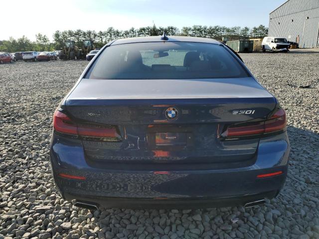  BMW 5 SERIES 2022 Синий