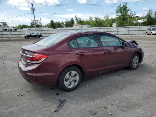  HONDA CIVIC 2014 Бургунді