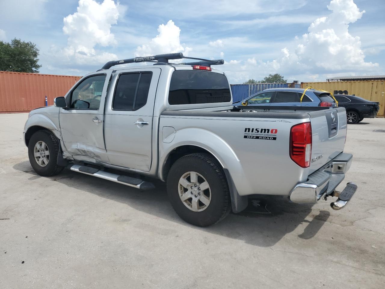 2005 Nissan Frontier Crew Cab Le silver null gas 1N6AD07U75C460616 photo #3