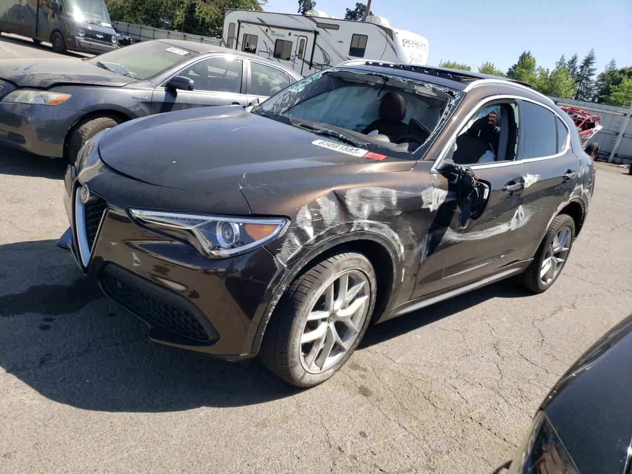 2018 Alfa Romeo Stelvio Ti VIN: ZASFAKBN0J7B92807 Lot: 65081885