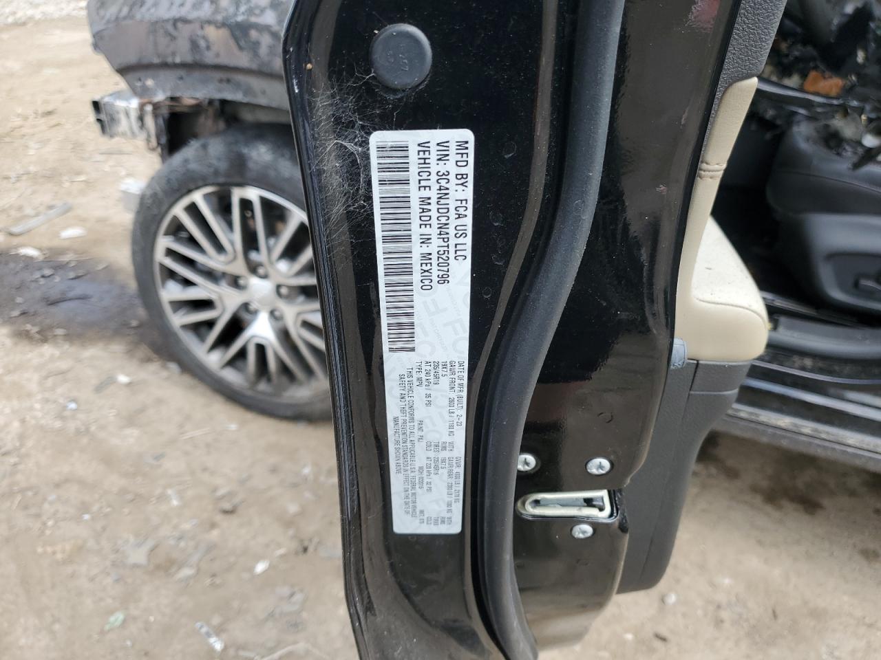 2023 Jeep Compass Limited VIN: 3C4NJDCN4PT520796 Lot: 63484985