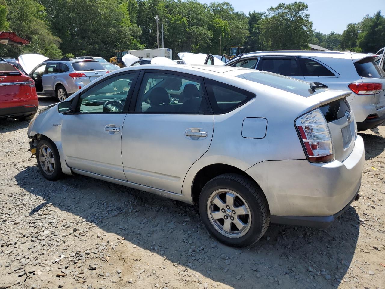 2007 Toyota Prius silver null hybrid JTDKB20U973236172 photo #3